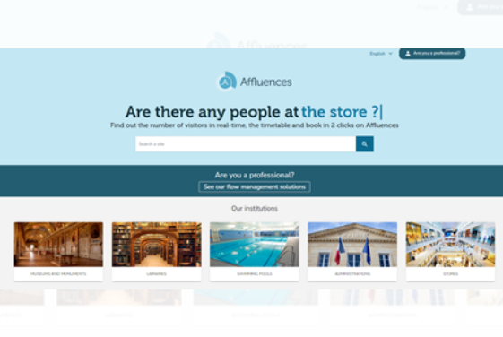 Frequentation monitoring – Affluences